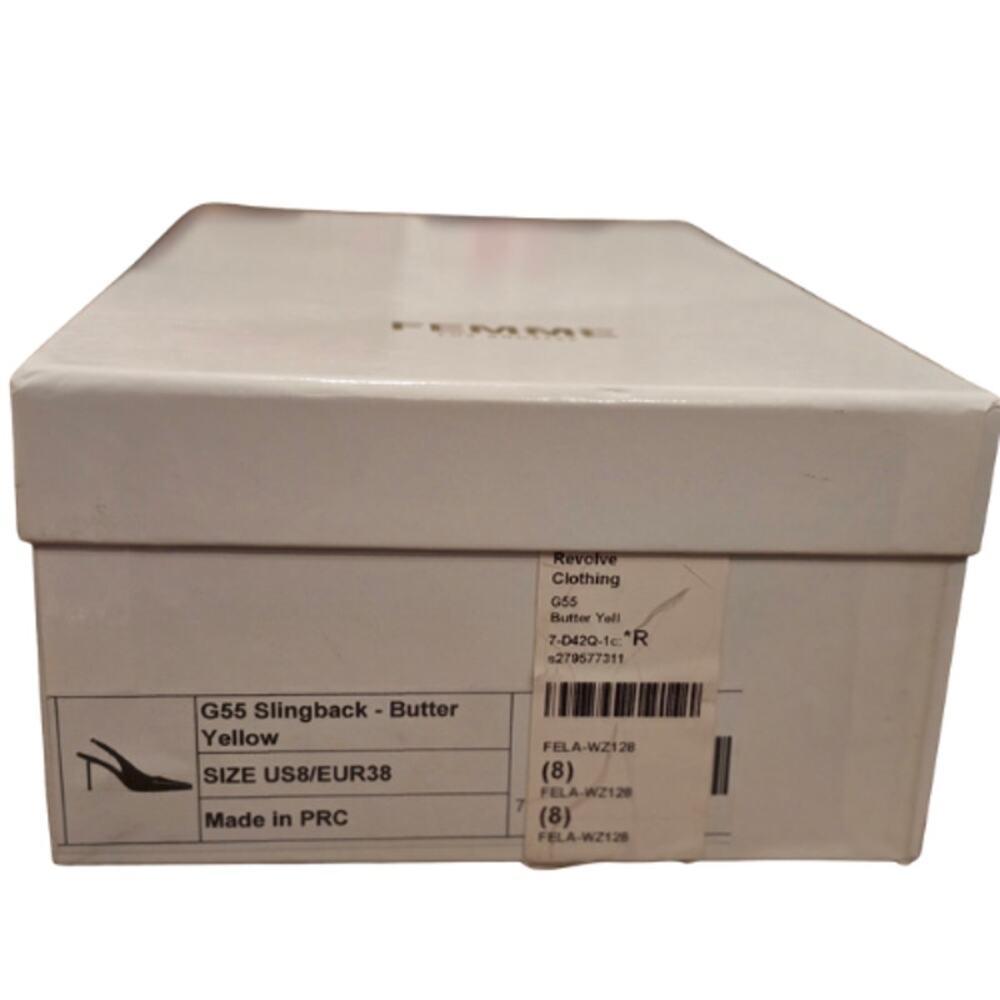 Femme La X Revolve G55 Kitten Heel In Butter Yell… - image 5
